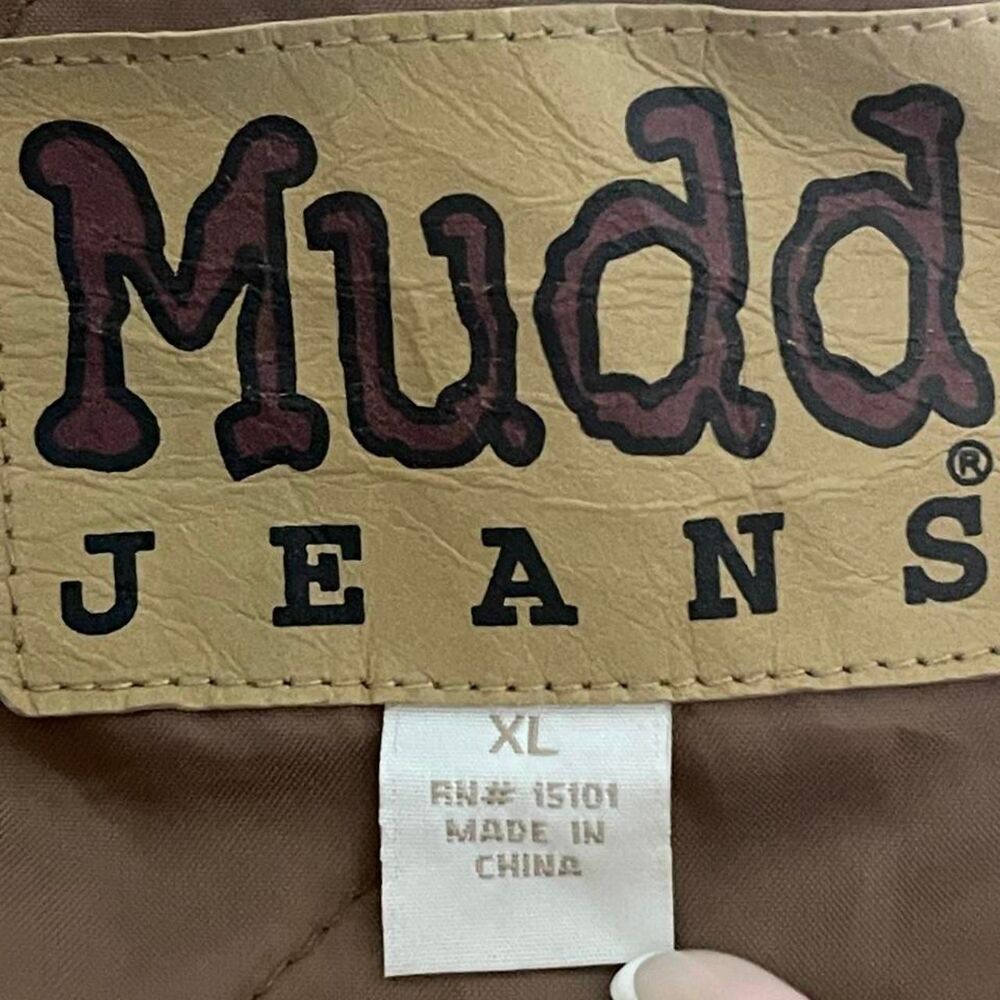 Mudd Jeans XL Brown Faux Suede Penny Lane Jacket Y2K Bratz Boho Coat XL - Picture 7 of 8